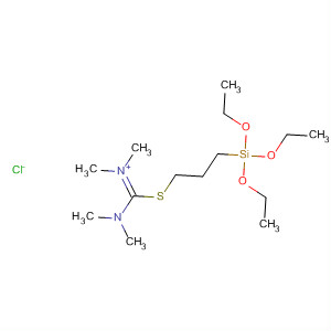 Methanaminium,N-[(dimethylamino)[[3-(triethoxysilyl)propyl]thio]methylene]-N-methyl-,chloride