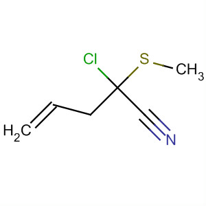 4-Pentenenitrile, 2-chloro-2-(methylthio)-