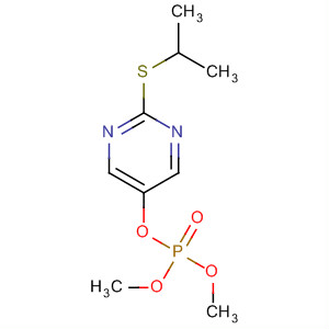 Phosphoric acid, dimethyl 2-[(1-methylethyl)thio]-5-pyrimidinyl ester