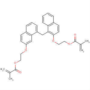 2-Propenoic acid, 2-methyl-,2-[[1-[[7-[2-[(2-methyl-1-oxo-2-propenyl)oxy]ethoxy]-1-naphthalenyl]methyl]-2-naphthalenyl]oxy]ethyl ester