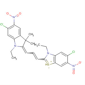 Benzothiazolium,5-chloro-2-[3-(6-chloro-1-ethyl-1,3-dihydro-3,3-dimethyl-5-nitro-2H-indol-2-ylidene)-1-propenyl]-3-ethyl-6-nitro-