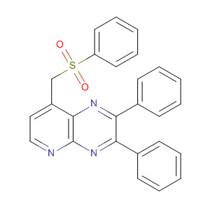Pyrido[2,3-b]pyrazine, 2,3-diphenyl-8-[(phenylsulfonyl)methyl]-