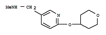 5-[(Methylamino)methyl]-2-(tetrahydro-2H-pyran-4-yloxy)pyridine 97%