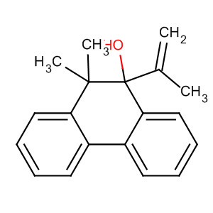 9-Phenanthrenol, 9,10-dihydro-10,10-dimethyl-9-(1-methylethenyl)-