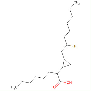 Cyclopropaneoctanoic acid, 2-(2-fluorooctyl)-