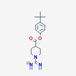 4-(1,1-Dimethylethyl)phenyl 1-(aminoiminomethyl)-4-piperidinecarboxyla te