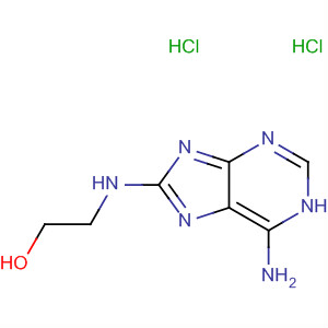Ethanol, 2-[(6-amino-1H-purin-8-yl)amino]-, dihydrochloride