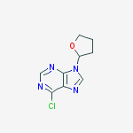 6-chloro-9-(tetrahydrofuran-2-yl)-9H-purine