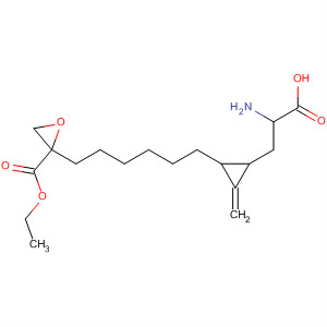 Oxiranecarboxylic acid,2-[6-[2-(2-amino-2-carboxyethyl)-3-methylenecyclopropyl]hexyl]-, 2-ethylester