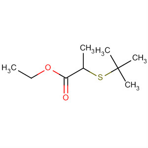 Propanoic acid, 2-[(1,1-dimethylethyl)thio]-, ethyl ester