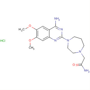 1H-1,4-Diazepine-1-acetamide,4-(4-amino-6,7-dimethoxy-2-quinazolinyl)hexahydro-,monohydrochloride