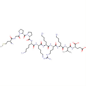 L-Glutamic acid,L-methionylglycyl-L-prolyl-L-prolyl-L-lysyl-L-lysyl-L-lysyl-L-arginyl-L-lysyl-L-valyl-