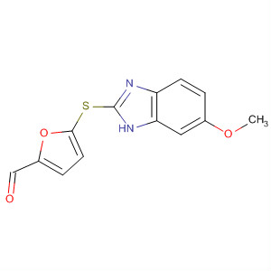 2-Furancarboxaldehyde, 5-[(6-methoxy-1H-benzimidazol-2-yl)thio]-
