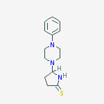 5-(4-phenylpiperazin-1-yl)pyrrolidine-2-thione