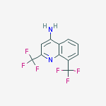 4-AMINO-2,8-BIS(TRIFLUOROMETHYL)-QUINOLINE
