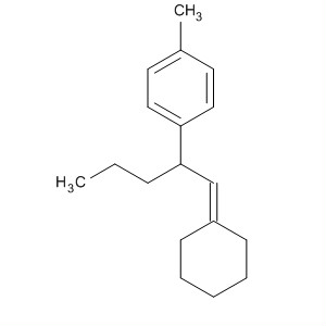 Benzene, 1-[1-(cyclohexylidenemethyl)butyl]-4-methyl-