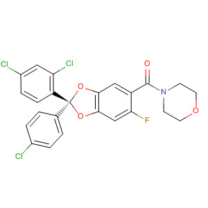 Methanone,[(2S)-2-(4-chlorophenyl)-2-(2,4-dichlorophenyl)-6-fluoro-1,3-benzodioxol-5-yl]-4-morpholinyl-