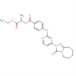 Benzoic acid,4-[[4-(6,7,8,9-tetrahydro-3-oxo-3H-1,2,4-triazolo[4,3-a]azepin-2(5H)-yl)-2-pyrimidinyl]oxy]-, 2-ethoxy-1-methyl-2-oxoethyl ester