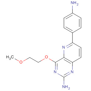 Pyrido[3,2-d]pyrimidin-2-amine,6-(4-aminophenyl)-4-(2-methoxyethoxy)-