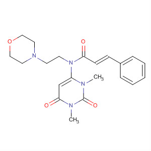 2-Propenamide,N-[2-(4-morpholinyl)ethyl]-N-(1,2,3,6-tetrahydro-1,3-dimethyl-2,6-dioxo-4-pyrimidinyl)-3-phenyl-, (E)-