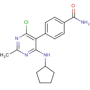 Benzamide, 4-[4-chloro-6-(cyclopentylamino)-2-methyl-5-pyrimidinyl]-