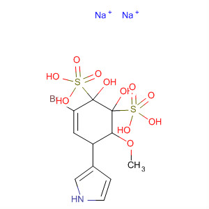 3-Cyclohexene-1,2-diol, 3-bromo-6-methoxy-5-(1H-pyrrol-3-yl)-,1,2-bis(hydrogen sulfate), sodium salt (1:2), (1S,2S,5R,6R)-