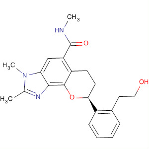 Pyrano[2,3-e]benzimidazole-5-carboxamide,3,6,7,8-tetrahydro-8-[2-(2-hydroxyethyl)phenyl]-N,2,3-trimethyl-, (8S)-