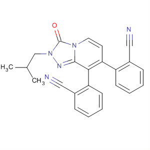 Benzonitrile,4,4'-[2,3-dihydro-2-(2-methylpropyl)-3-oxo-1,2,4-triazolo[4,3-a]pyridine-7,8-diyl]bis-