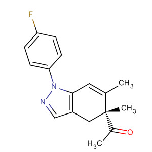 1H-Indazole-5-acetaldehyde,1-(4-fluorophenyl)-4,5-dihydro-5,6-dimethyl-, (5R)-