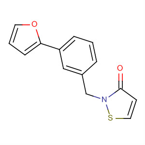 3(2H)-Isothiazolone, 2-[[3-(2-furanyl)phenyl]methyl]-