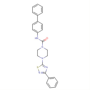 1-Piperazinecarboxamide,N-[1,1'-biphenyl]-4-yl-4-(3-phenyl-1,2,4-thiadiazol-5-yl)-