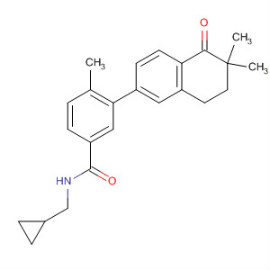 Benzamide,N-(cyclopropylmethyl)-4-methyl-3-(5,6,7,8-tetrahydro-6,6-dimethyl-5-oxo-2-naphthalenyl)-