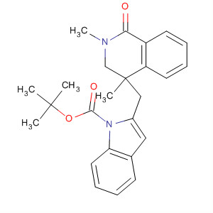 1H-Indole-1-carboxylic acid,2-[(1,2,3,4-tetrahydro-2,4-dimethyl-1-oxo-4-isoquinolinyl)methyl]-,1,1-dimethylethyl ester