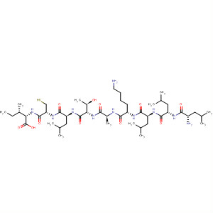 L-Isoleucine,L-leucyl-L-leucyl-L-leucyl-L-lysyl-L-alanyl-L-threonyl-L-leucyl-L-cysteinyl-