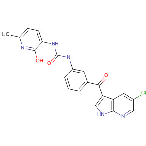 Urea,N-[3-[(5-chloro-1H-pyrrolo[2,3-b]pyridin-3-yl)carbonyl]phenyl]-N'-(6-methoxy-3-pyridinyl)-