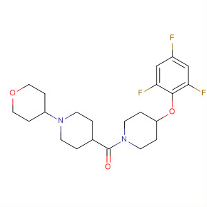 Methanone,[1-(tetrahydro-2H-pyran-4-yl)-4-piperidinyl][4-(2,4,6-trifluorophenoxy)-1-piperidinyl]-