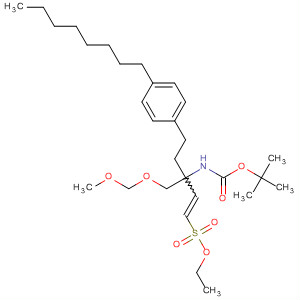 1-Pentene-1-sulfonic acid,3-[[(1,1-dimethylethoxy)carbonyl]amino]-3-[(methoxymethoxy)methyl]-5-(4-octylphenyl)-, ethyl ester
