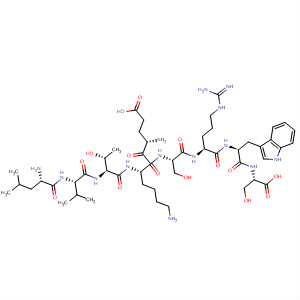 L-Serine,L-leucyl-L-valyl-L-threonyl-L-a-glutamyl-L-lysyl-L-seryl-L-arginyl-L-tryptophyl-