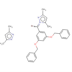 1H-Pyrazole,1,1'-[[3,5-bis(phenylmethoxy)phenyl]bromomethylene]bis[3,5-dimethyl-