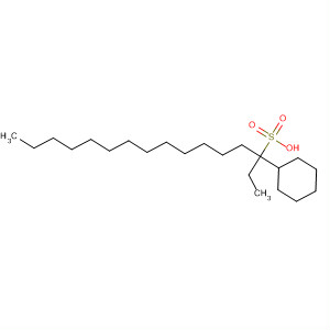 Cyclohexanepropanesulfonic acid, 1-tridecyl-