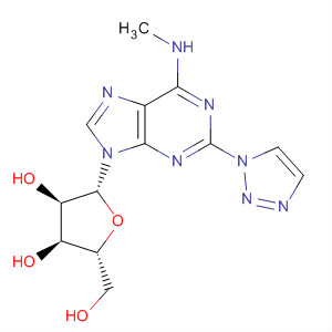 Adenosine, N-methyl-2-(1H-1,2,3-triazol-1-yl)-