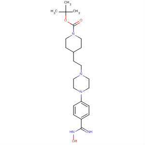 1-Piperidinecarboxylic acid,4-[2-[4-[4-[(hydroxyamino)iminomethyl]phenyl]-1-piperazinyl]ethyl]-,1,1-dimethylethyl ester