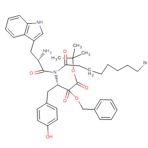 L-Tyrosine,N-(8-bromo-1-oxooctyl)-1-[(1,1-dimethylethoxy)carbonyl]-L-tryptophyl-,phenylmethyl ester