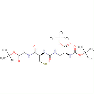 2,5,7,10-Tetraazadodecanedioic acid,3-[(1,1-dimethylethoxy)carbonyl]-8-(mercaptomethyl)-6,9-dioxo-,1,12-bis(1,1-dimethylethyl) ester, (3S,8R)-