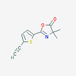 5(4H)-Oxazolone, 2-(5-ethynyl-2-thienyl)-4,4-dimethyl-