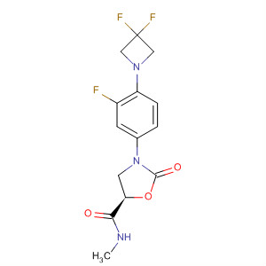 5-Oxazolidinecarboxamide,3-[4-(3,3-difluoro-1-azetidinyl)-3-fluorophenyl]-N-methyl-2-oxo-, (5R)-