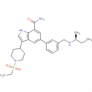 1H-Indole-7-carboxamide,3-[1-(ethylsulfonyl)-4-piperidinyl]-5-[3-[[[(1S)-1-methylpropyl]amino]methyl]phenyl]-