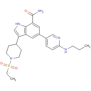 1H-Indole-7-carboxamide,3-[1-(ethylsulfonyl)-4-piperidinyl]-5-[6-(propylamino)-3-pyridinyl]-