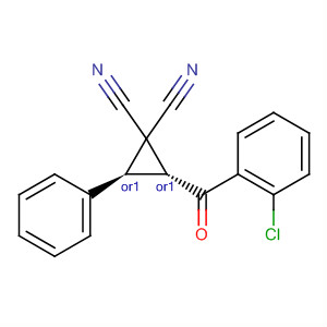 1,1-Cyclopropanedicarbonitrile, 2-(2-chlorobenzoyl)-3-phenyl-,(2R,3S)-rel-