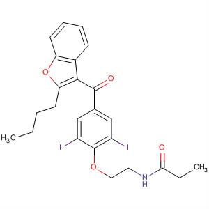 Propanamide,N-[2-[4-[(2-butyl-3-benzofuranyl)carbonyl]-2,6-diiodophenoxy]ethyl]-